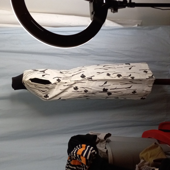 The Vested Gentress 8 Dress Brown White Floral Vintage 70's 80's - Picture 8 of 8